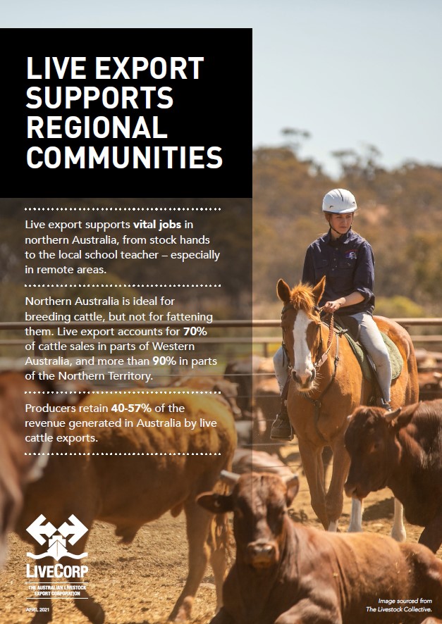 Live export supports regional communities